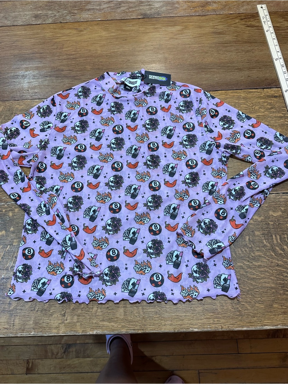 Wknd chasers NWT sz 3X  Long-Sleeve Graphic Top